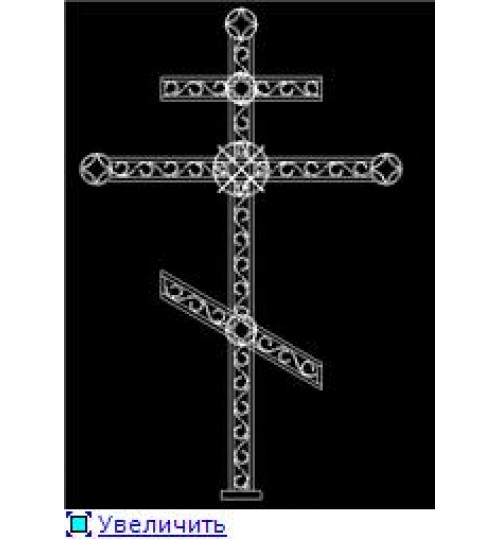Гравировка «Крест» 012